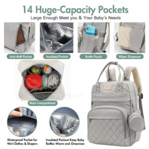 Stylish and Spacious Diaper Backpack Mama Bag