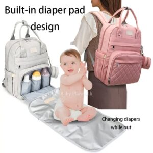 Stylish and Spacious Diaper Backpack Mama Bag