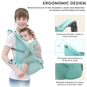 Bestbaby Multi Functional 4 Way Baby Carrier with Hip Seat (Copy)