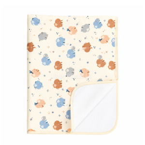 Waterproof Cotton Cot Sheet – Blue Zebra (Copy)