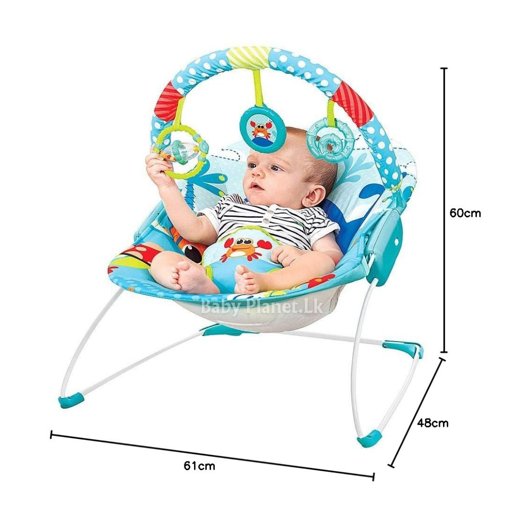 Mastela Music and Soothe Baby Bouncer (Multicolour – Neutral Design) (Copy)
